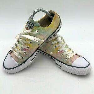 Converse Chuck Taylor All Star Low Top Starburst Pastel Tie Dye Shoes Women’s 8